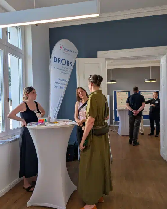 Austausch an den Infoständen