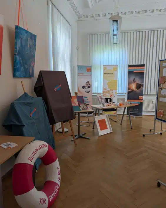 Willkommen in Seminarraum 5: Kunstausstellung der MAPP Empowerment