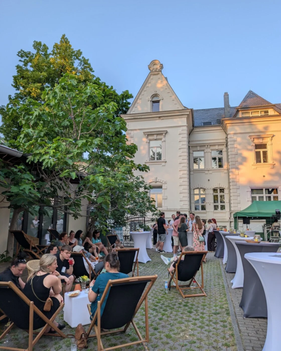 Abendstimmung auf dem Festgelände