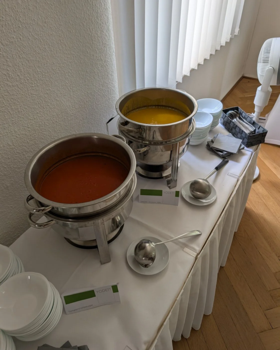 Stärkung vor dem großen Finale